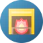Fireplace icon 64x64