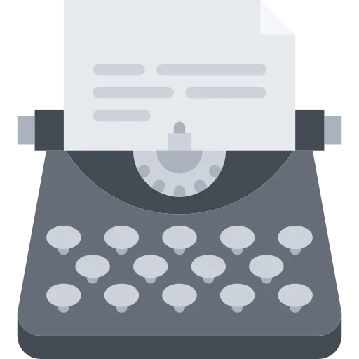 Typewriter icon