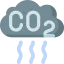 Carbon dioxide icon 64x64
