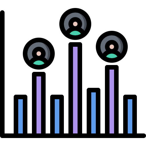 Bar graph icon