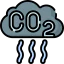Carbon dioxide ícono 64x64