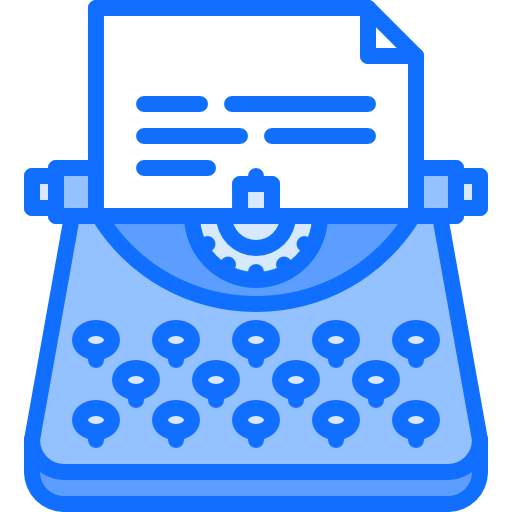 Typewriter icon