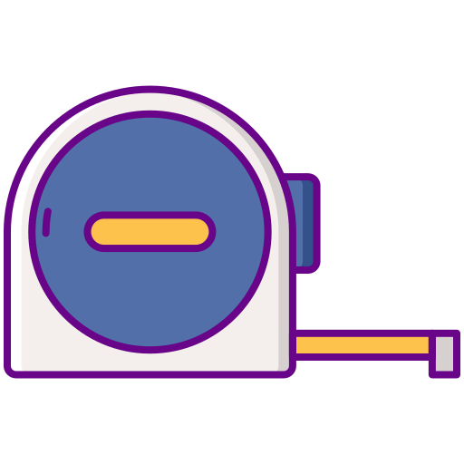 Measuring tape icon