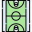 Basketball field icon 64x64