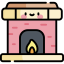 Fireplace icon 64x64