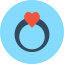 Engagement ring icon 64x64