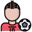 Soccer player icon 64x64