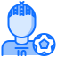 Soccer player icon 64x64