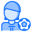Soccer player icon 64x64