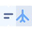 Airplane ticket biểu tượng 64x64