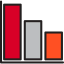 Bar chart icon 64x64