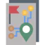 Maps and location Ikona 64x64