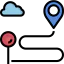 Maps and location Ikona 64x64