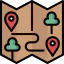 Maps and location Ikona 64x64