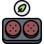 Vegan burger icon 64x64
