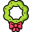 Christmas wreath icône 64x64