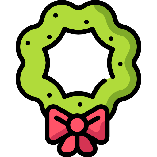 Christmas wreath icône