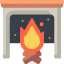 Fireplace icon 64x64