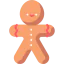 Gingerbread man icon 64x64