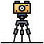Camera tripod icon 64x64