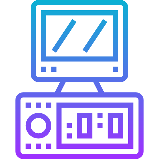 Desktop computer icon