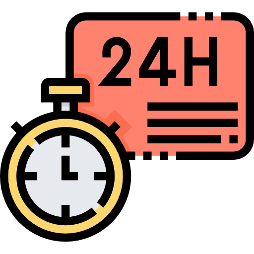 24 hours icon