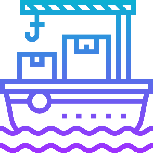 Cargo ship icon