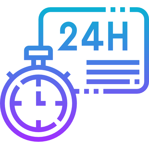 24 hours icon