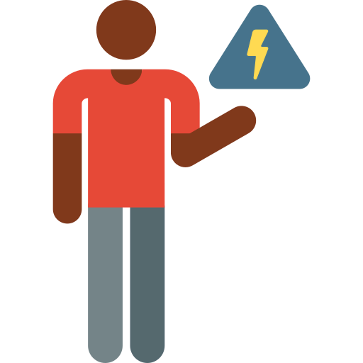 High voltage icon