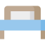 Single bed icon 64x64