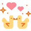 Love birds icon 64x64