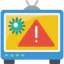 Virus warning icon 64x64