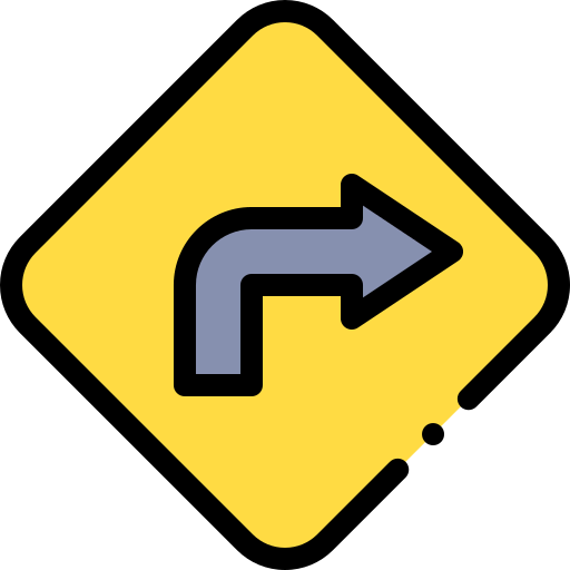 Turn right icon