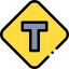 T junction icon 64x64
