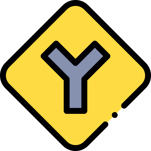 Y intersection icon