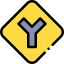 Y intersection icon 64x64