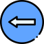 Turn left icon 64x64