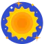 Sun icon 64x64