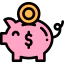 Piggy bank icon 64x64