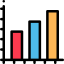Bar chart icon 64x64