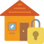 Locked house icon 64x64