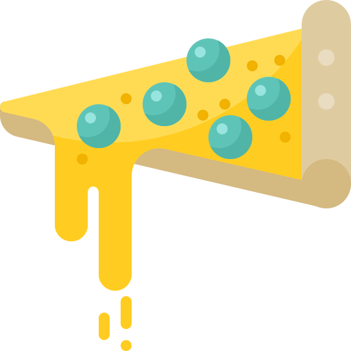 Pizza slice icon