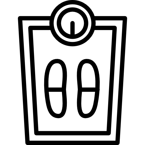 Weighing scale icon