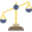 Justice scale icon 64x64