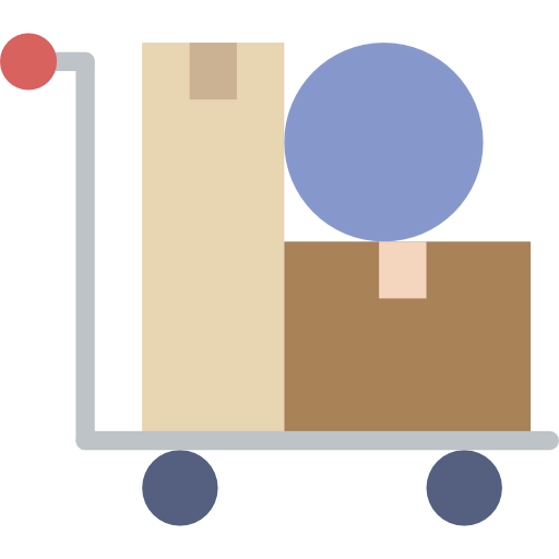 Delivery cart icon