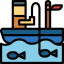 Fishing boat icon 64x64