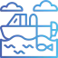 Fishing boat icon 64x64