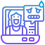 Cyber bullying icon 64x64