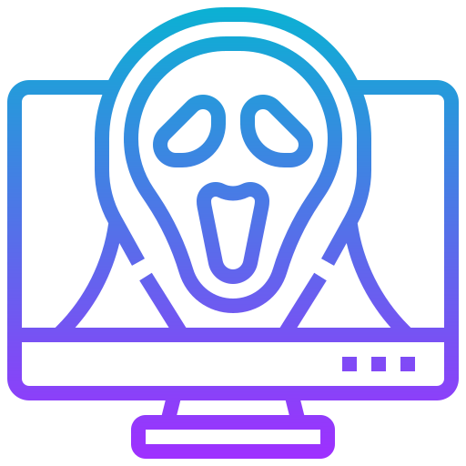 Cyber attack icon