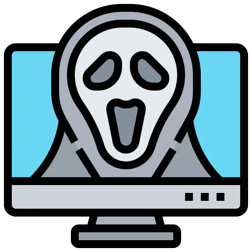 Cyber attack icon